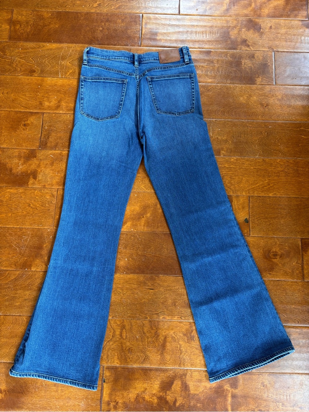 J. Crew Women's Mid-Blue Flare Jeans